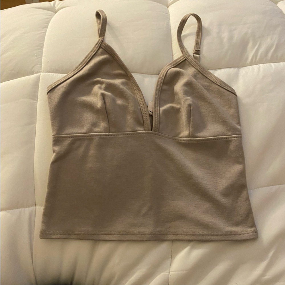 Urban Outfitters Beige Tank Top